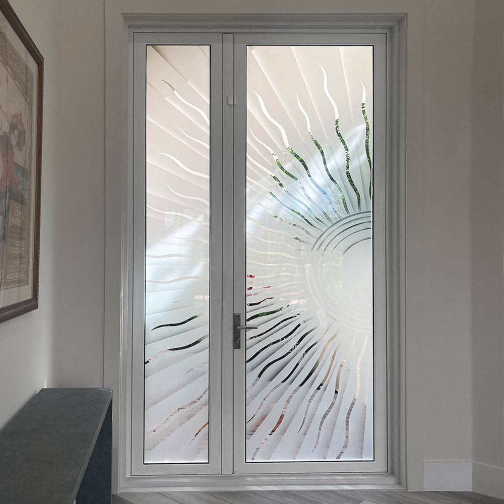 Frosted-etched-glass-front-entrance