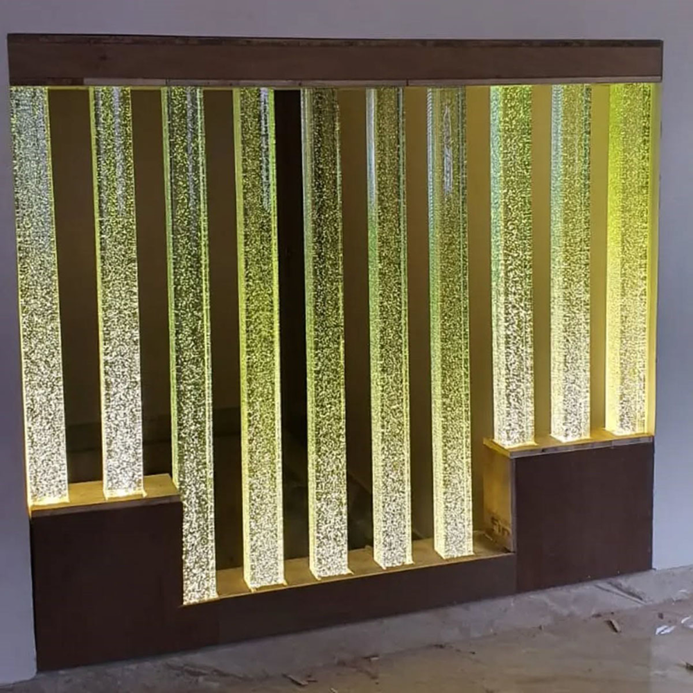 Glass-pillars